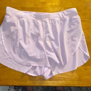 Lululemon Find Your Pace High Rise Lined Short 3”|pink peony|size 10